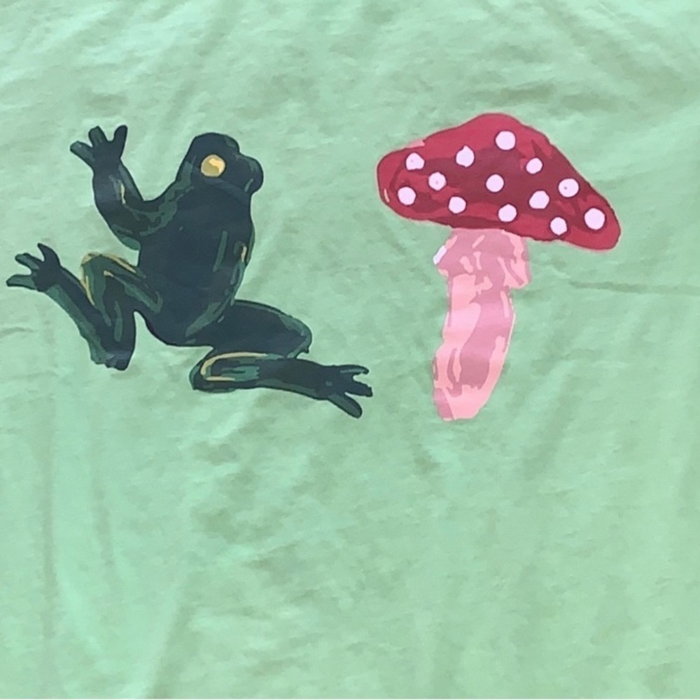 New Coney Island Picnic Doodle Oversized Tee L - Picture 4 of 9